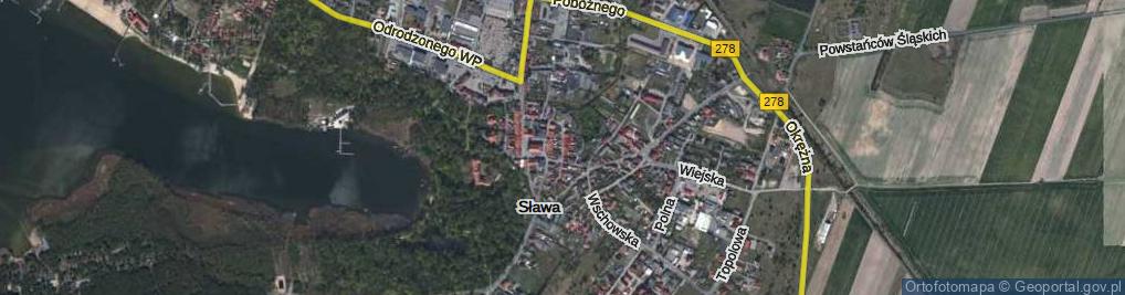 Zdjęcie satelitarne Chopina Fryderyka ul.