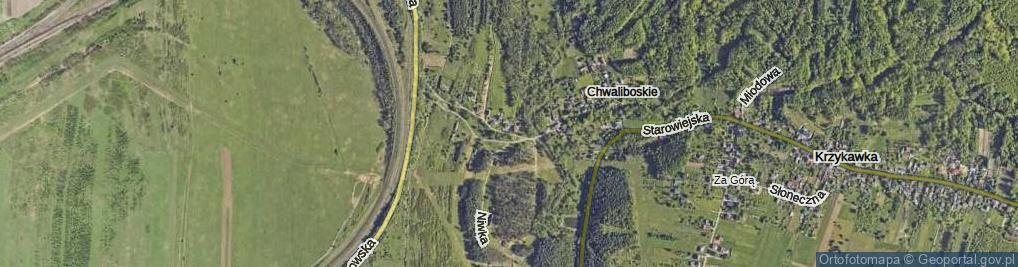 Zdjęcie satelitarne Chwaliboskie ul.