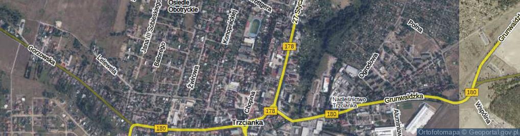 Zdjęcie satelitarne Chopina Fryderyka ul.