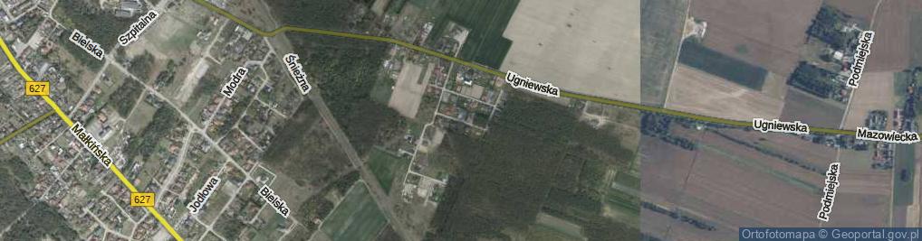 Zdjęcie satelitarne Chabrowa ul.