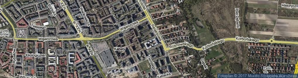 Zdjęcie satelitarne Chodorowskiego Antoniego ul.