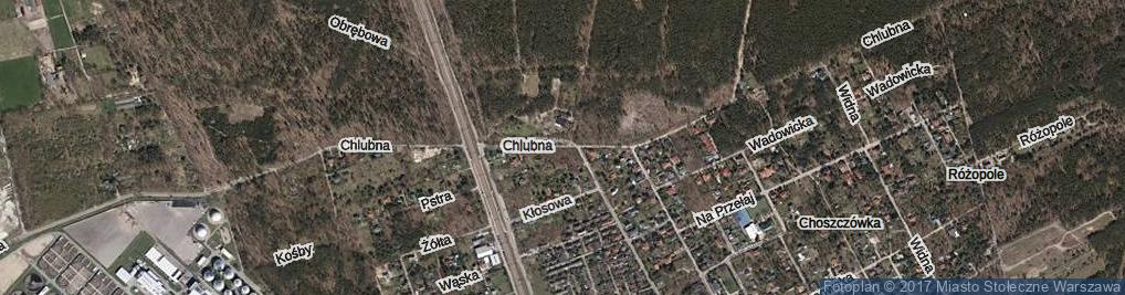 Zdjęcie satelitarne Chlubna ul.
