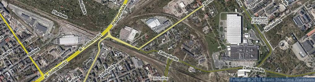 Zdjęcie satelitarne Chemiczna ul.