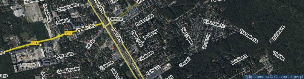 Zdjęcie satelitarne Chorzelska ul.