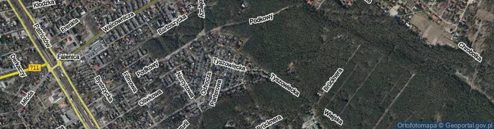 Zdjęcie satelitarne Chełchowska ul.