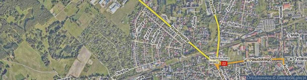 Zdjęcie satelitarne Chmielna ul.