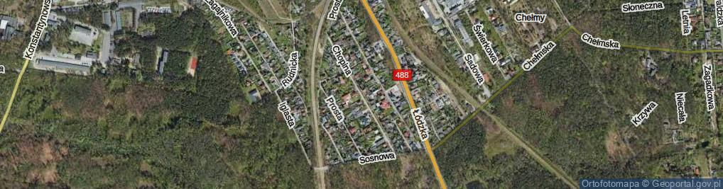 Zdjęcie satelitarne Chopina Fryderyka ul.