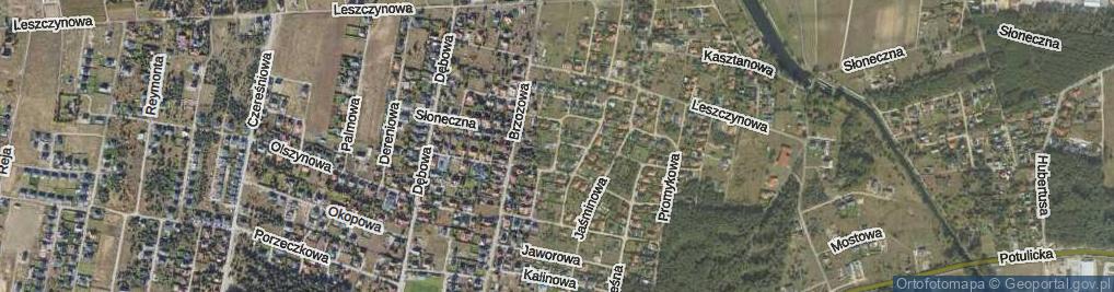 Zdjęcie satelitarne Chmurna ul.