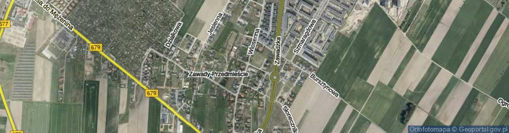 Zdjęcie satelitarne Chmielna ul.