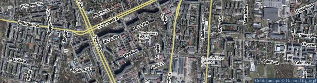 Zdjęcie satelitarne Chopina Fryderyka ul.