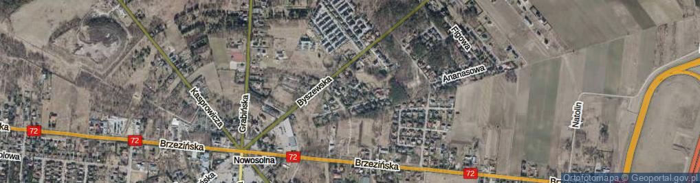 Zdjęcie satelitarne Chałasińskiego Józefa ul.