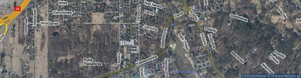 Zdjęcie satelitarne Chylońska ul.