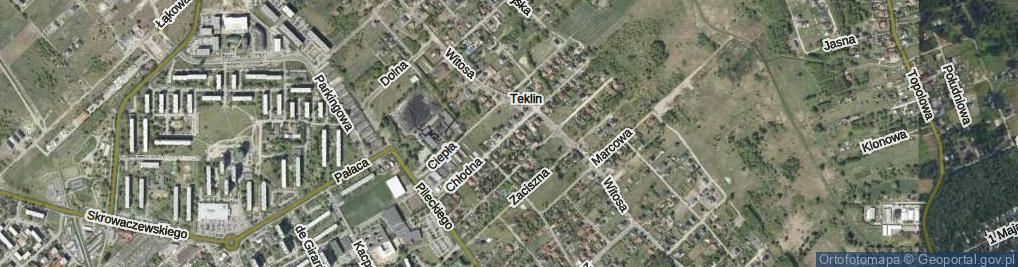 Zdjęcie satelitarne Chłodna ul.