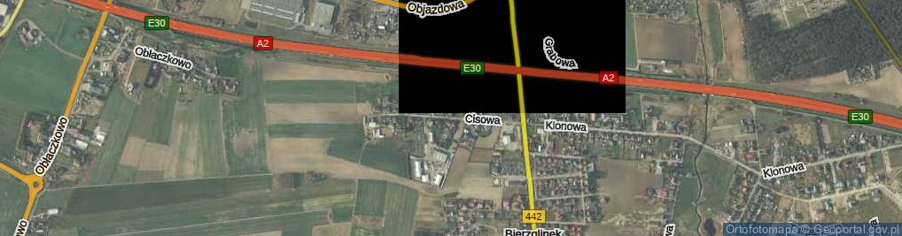 Zdjęcie satelitarne Cisowa ul.