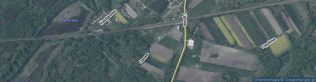 Zdjęcie satelitarne Cisowa ul.
