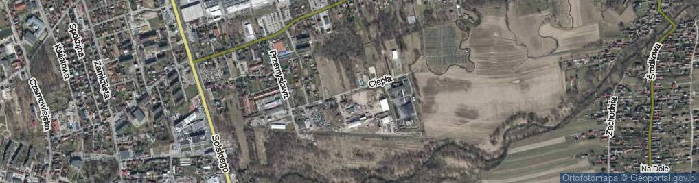 Zdjęcie satelitarne Ciepła ul.