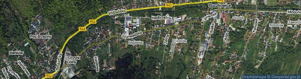 Zdjęcie satelitarne Cicha ul.