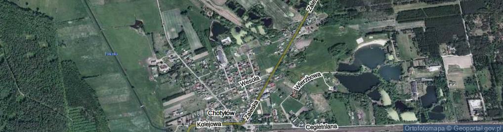 Zdjęcie satelitarne Cicha ul.