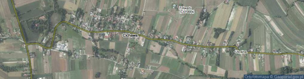Zdjęcie satelitarne Cichawa ul.
