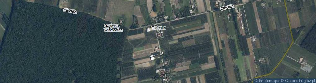 Zdjęcie satelitarne Ciechlin ul.
