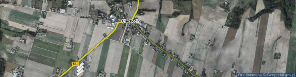 Zdjęcie satelitarne Ciechocin ul.