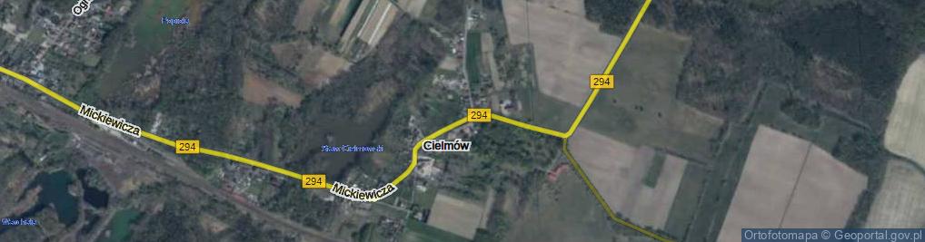 Zdjęcie satelitarne Cielmów ul.