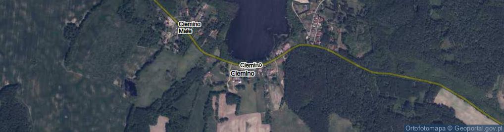 Zdjęcie satelitarne Ciemino ul.