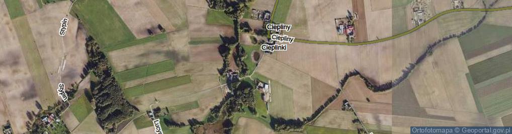 Zdjęcie satelitarne Ciepliny ul.