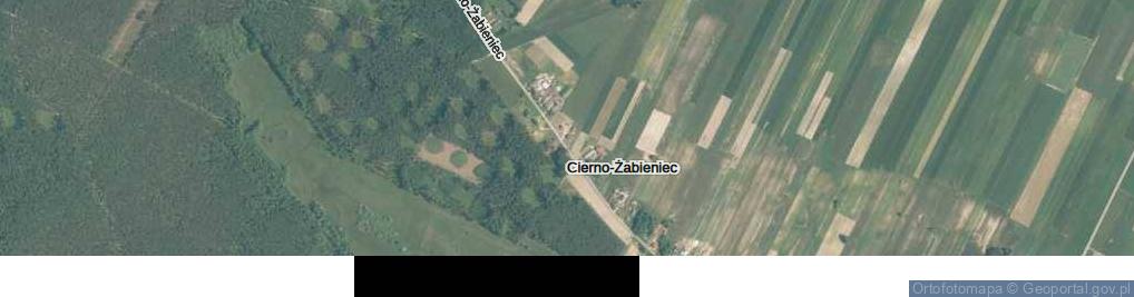 Zdjęcie satelitarne Cierno-Żabieniec ul.