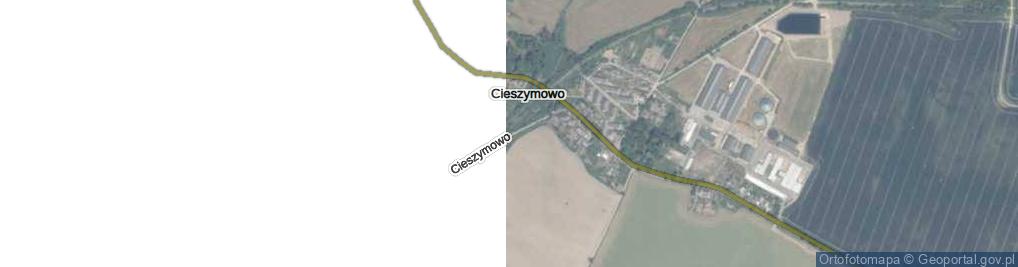 Zdjęcie satelitarne Cieszymowo ul.