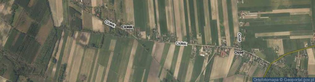 Zdjęcie satelitarne Ciołek ul.