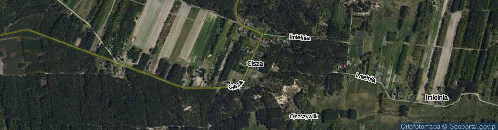 Zdjęcie satelitarne Cisza ul.