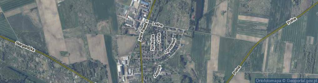 Zdjęcie satelitarne Cicha ul.