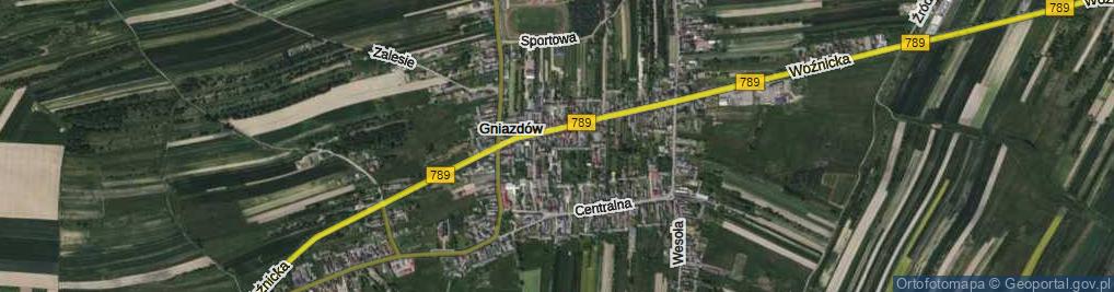 Zdjęcie satelitarne Cicha ul.