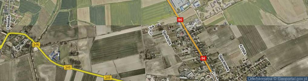 Zdjęcie satelitarne Cicha ul.