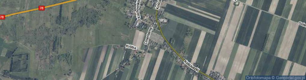 Zdjęcie satelitarne Cicha ul.