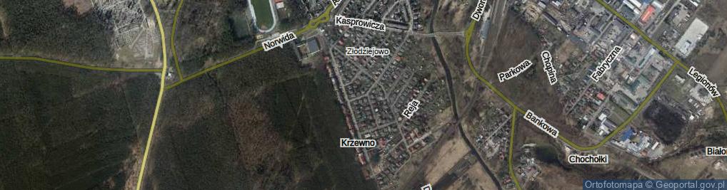 Zdjęcie satelitarne Ciołkowskiego Konstantego ul.