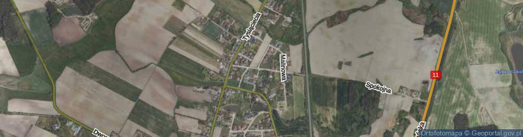 Zdjęcie satelitarne Cicha ul.