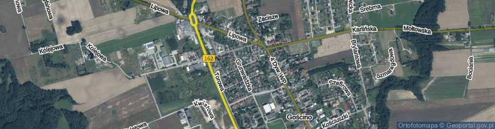 Zdjęcie satelitarne Cicha ul.