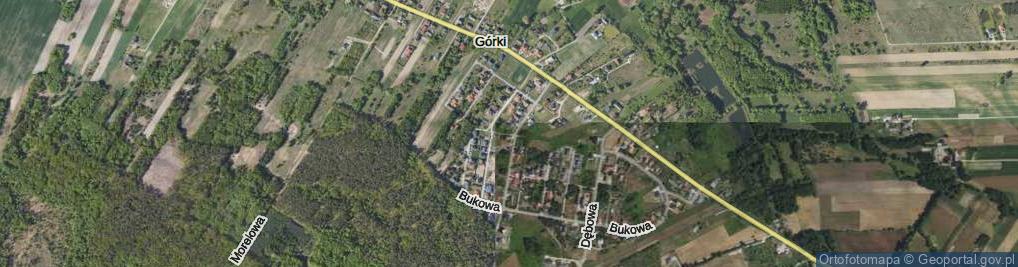 Zdjęcie satelitarne Cisowa ul.