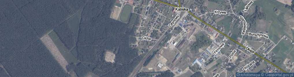 Zdjęcie satelitarne Cicha ul.