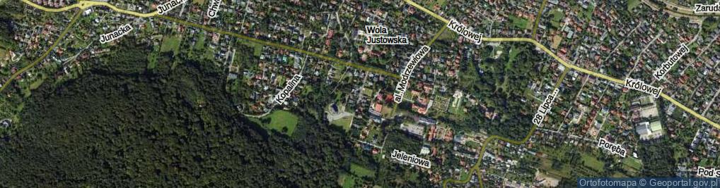 Zdjęcie satelitarne Cisowa ul.