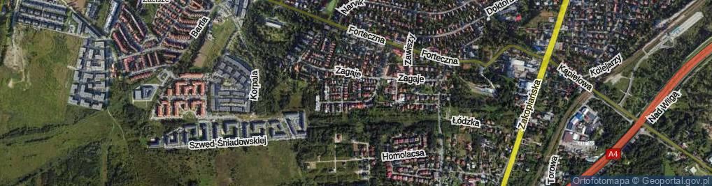 Zdjęcie satelitarne Ciechanowska ul.