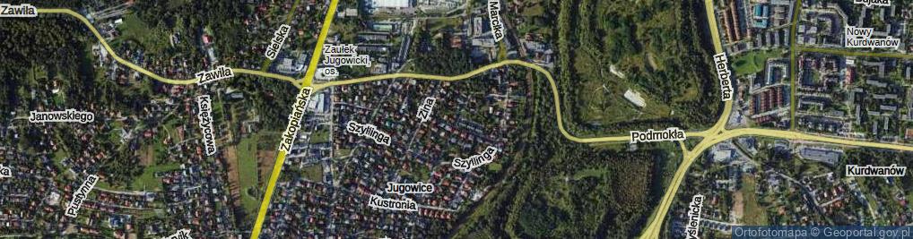 Zdjęcie satelitarne Ciołkosza Adama ul.