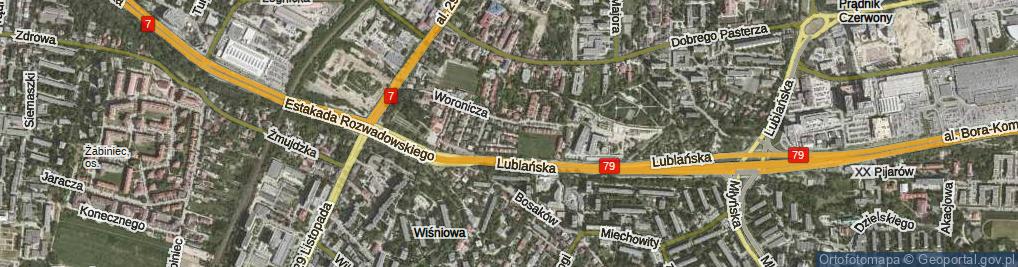 Zdjęcie satelitarne Ciołkowskiego Konstantego ul.