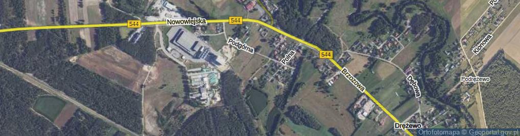 Zdjęcie satelitarne Cicha ul.