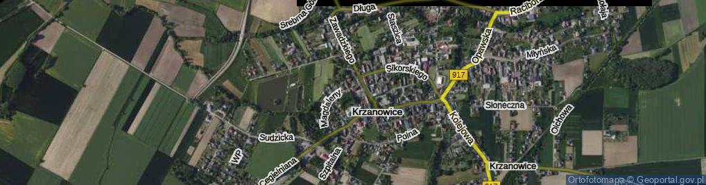 Zdjęcie satelitarne Cicha ul.