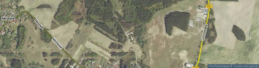 Zdjęcie satelitarne Cicha ul.