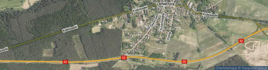 Zdjęcie satelitarne Ciesielska ul.