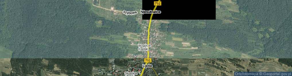 Zdjęcie satelitarne Cicha ul.
